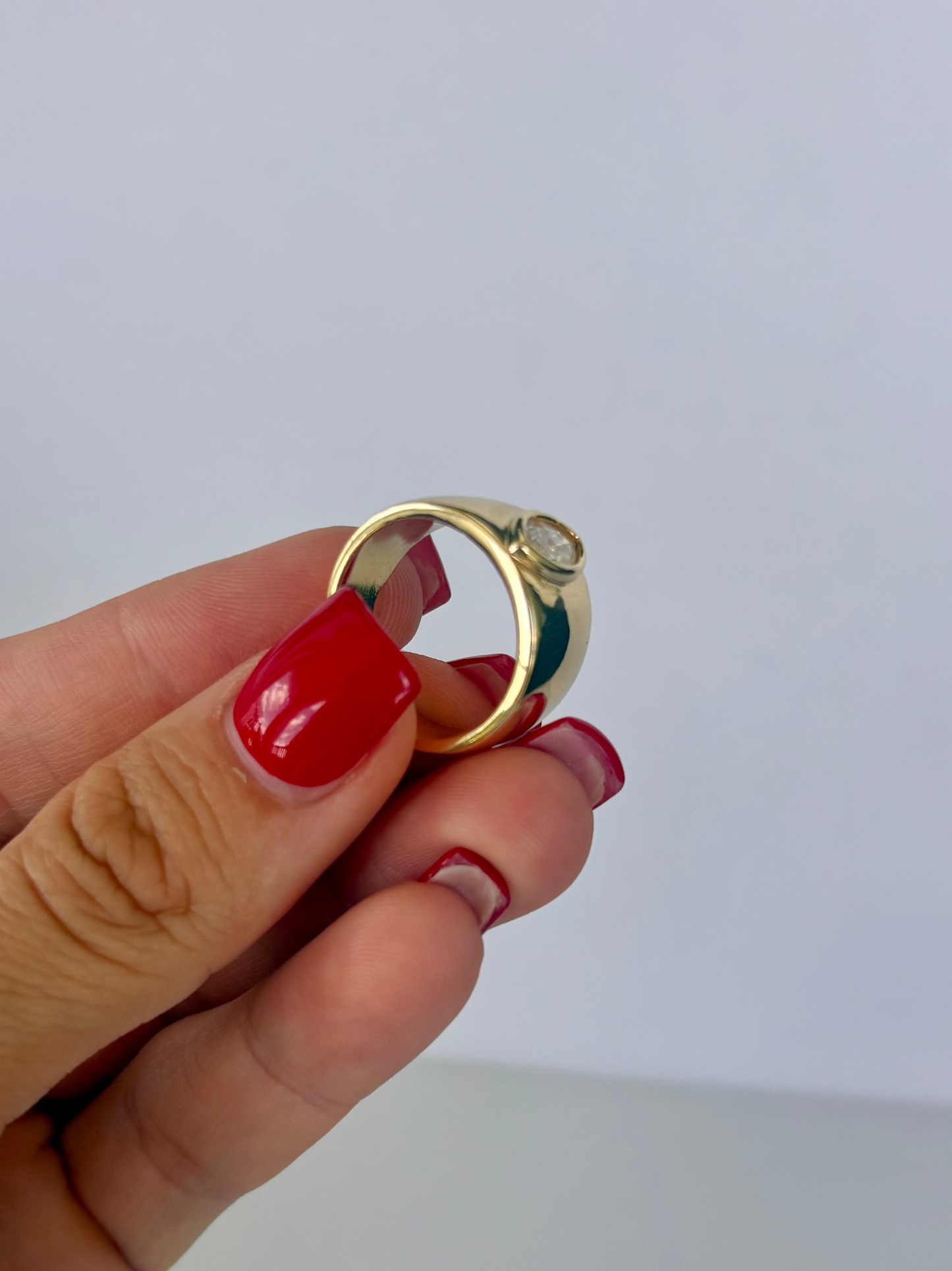 Horizon Diamond Statement Ring Gold