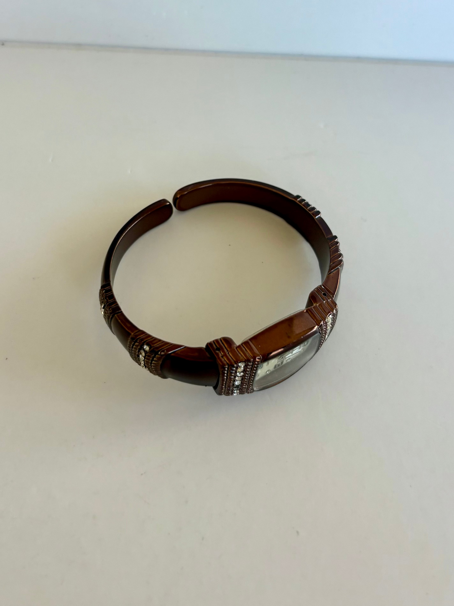 Rare Vintage Rich Brown Womens Watch Cusp