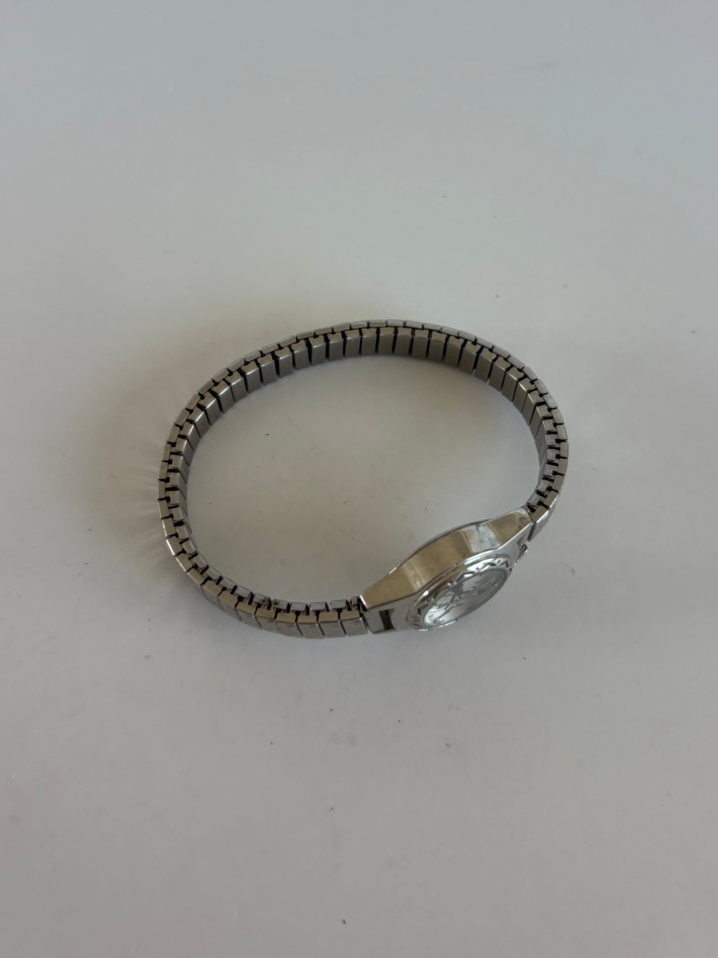 Rare Vintage Small Face Silver Womens Watch