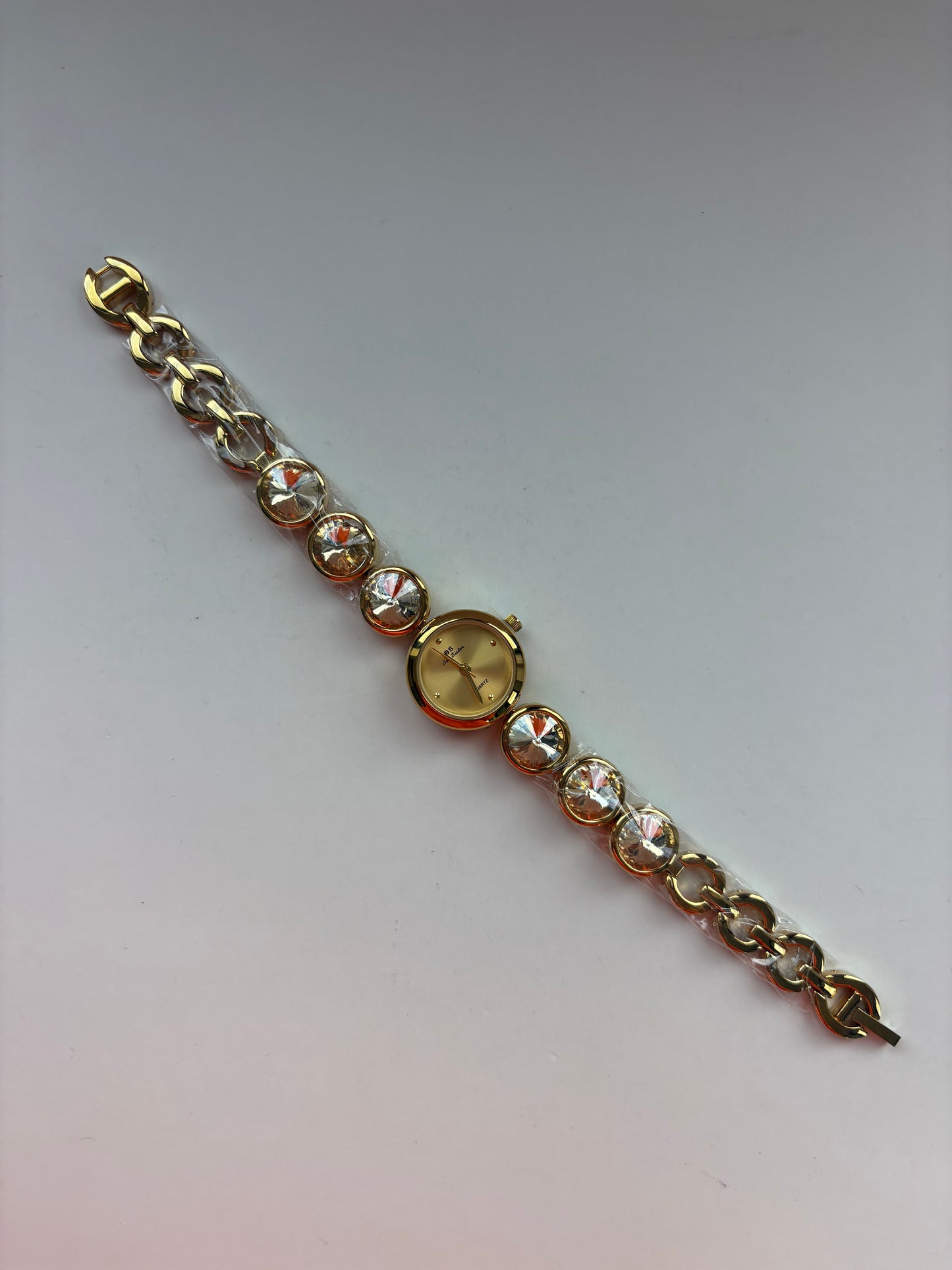 Diamond Gold Face Gold Womens Watch