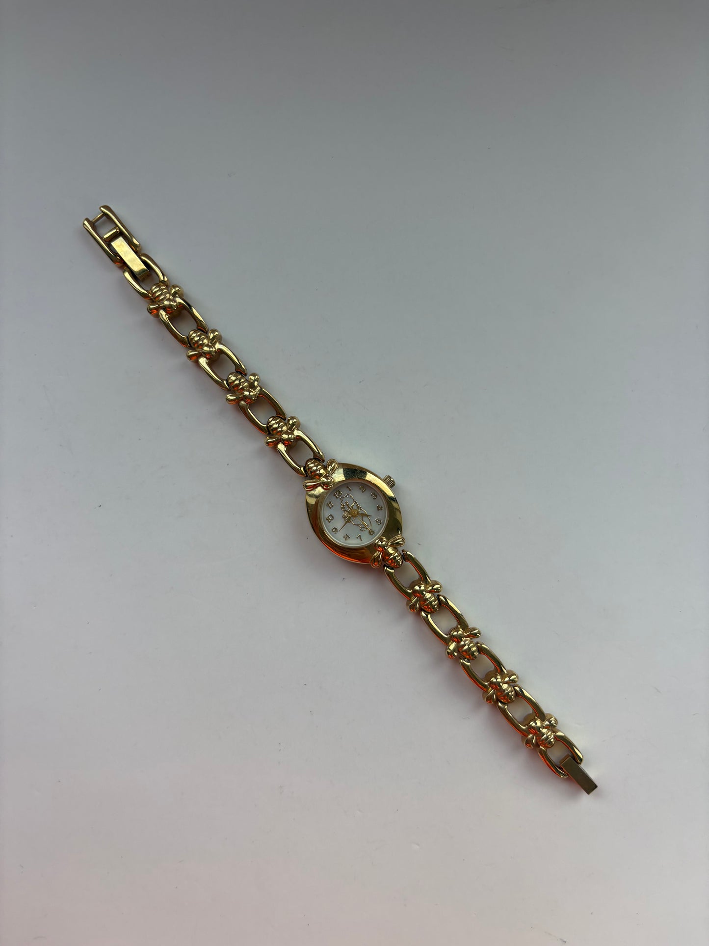 Rare Vintage Gold Toned Winnie Womens Watch