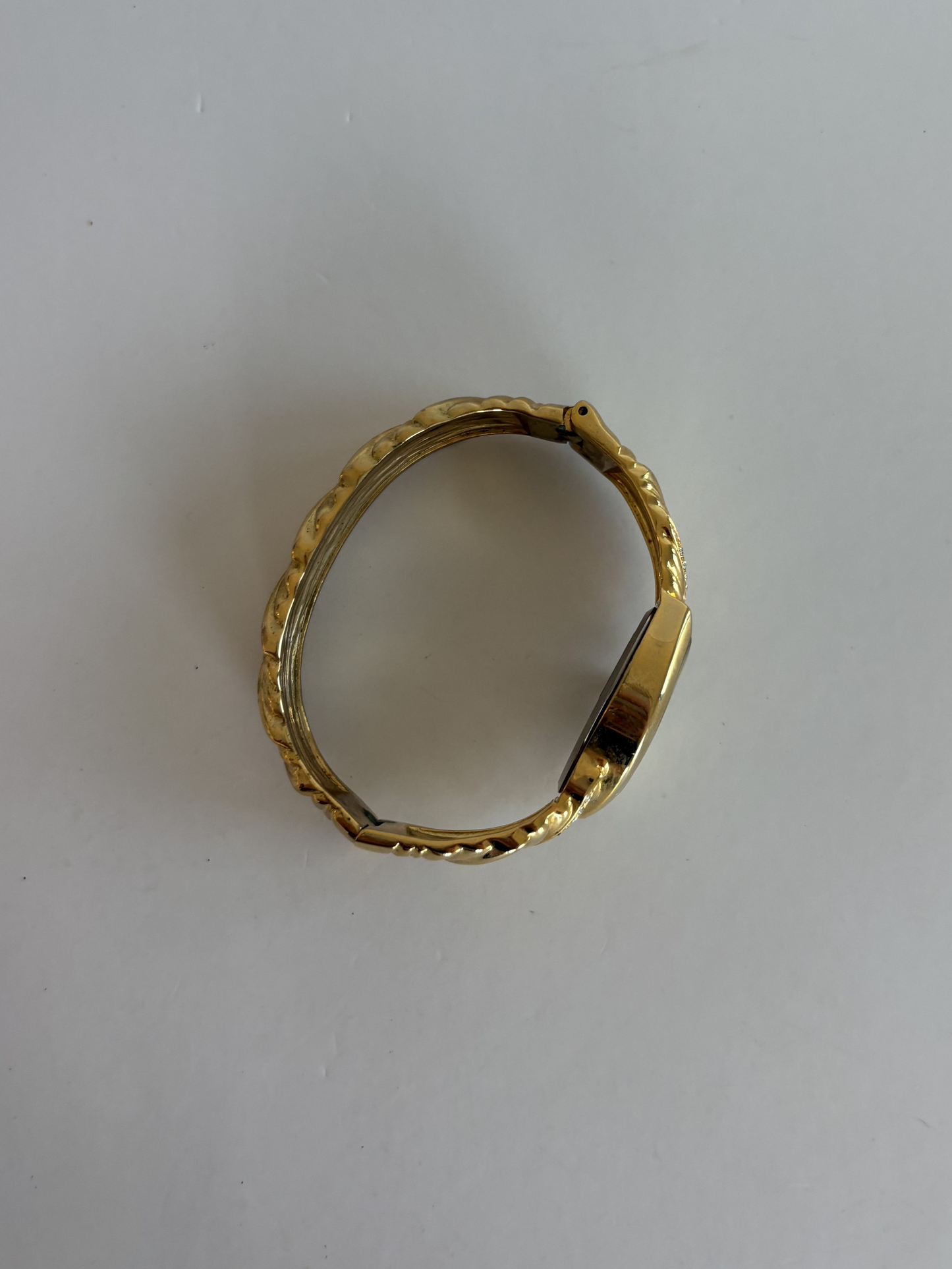 Rare Vintage Gold Toned Face Womens Watch