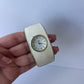 Rare Cream Statement Bracelet Watch Small Face