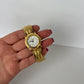 Rare Vintage Liz Gold Womens Watch Round Face