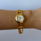 Rare Vintage Simple Gold Toned Womens Watch