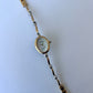 Rare Vintage Oval Black Accent Dainty Womens Watch