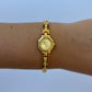 Octagon Womens Classic Vintage Quartz Watch Wristwatch Gold tone