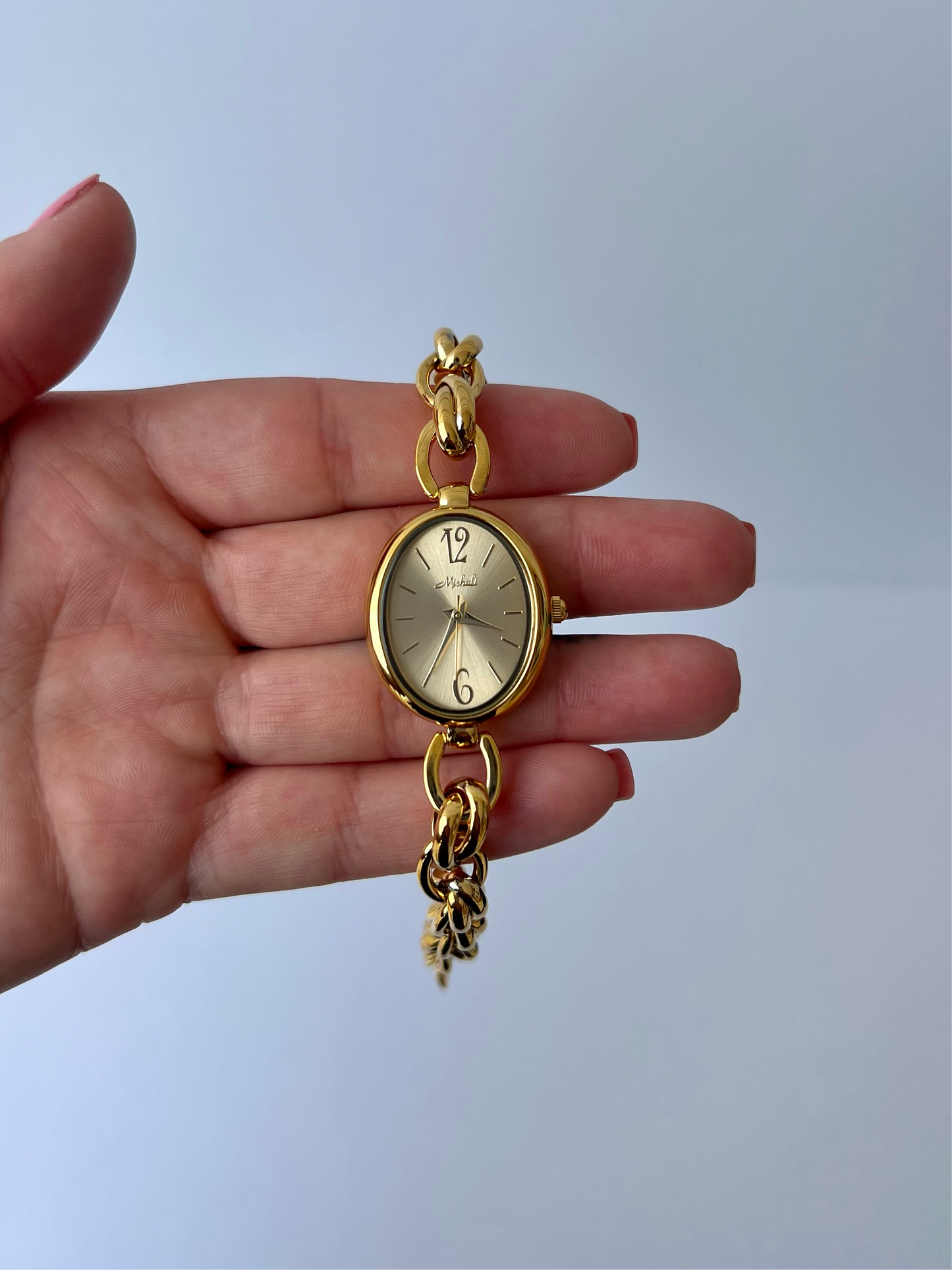 Oval Dreamy Dainty Vintage Minimalist Gold Womens Watch