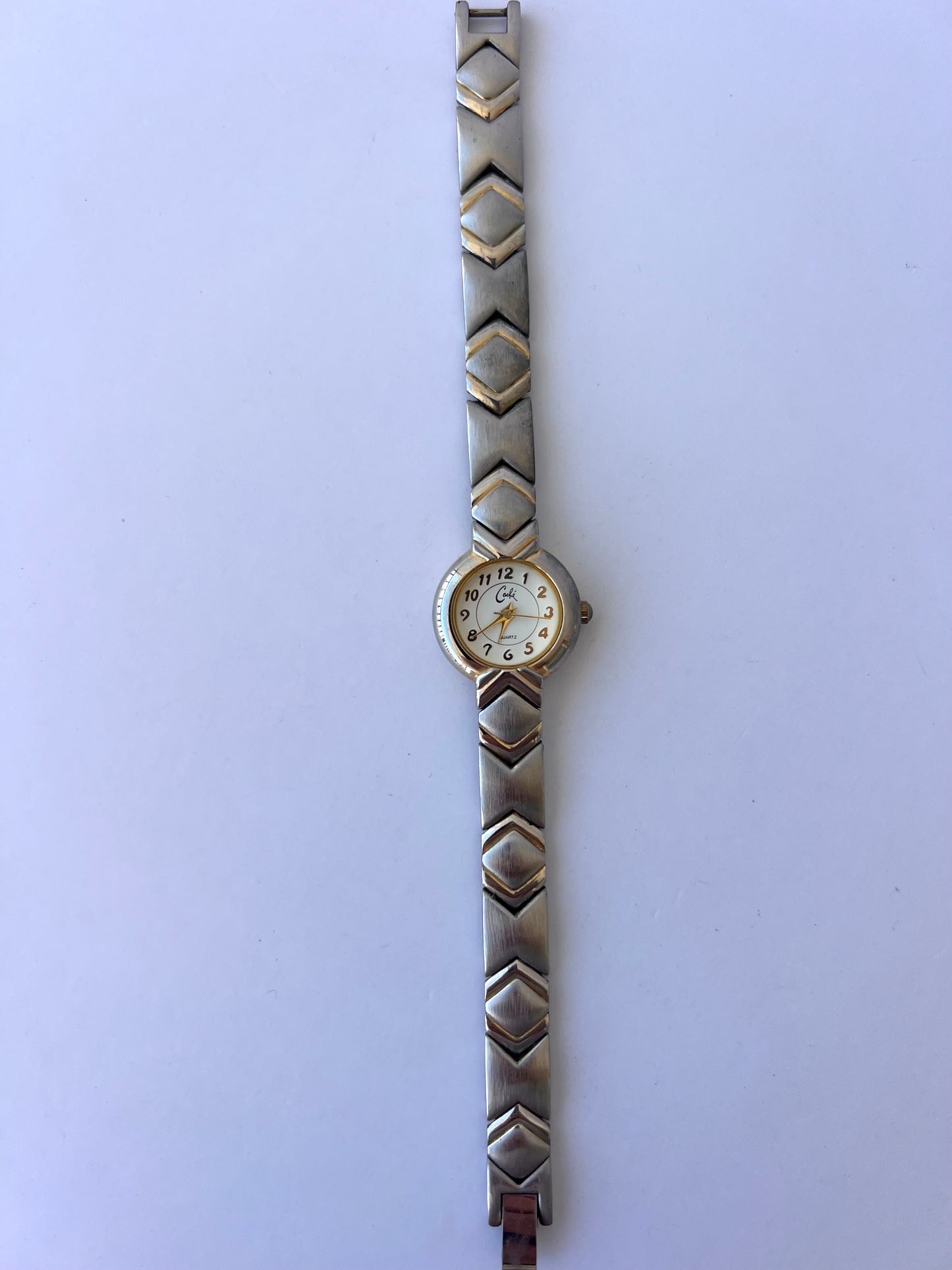 Rare Vintage Secret Two Toned Gold/Silver Dainty Womens Watch Wristwatch