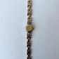 Rare Vintage Paris Two Toned Silver & Gold Details Womens Watch