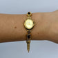 Dainty Brown Gorgeous Gold Womens Watch Small Face