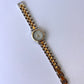 Rare Vintage Vanilla Two Toned Gold/Silver Dainty Womens Watch Wristwatch