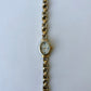 Rare Vintage Silver Toned with Gold Accents Two Toned Womens Watch