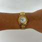 Rare Vintage Liz Gold Womens Watch Round Face