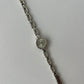 Vintage Rare Braided Band Round Face Silver Womens Watch