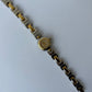 Rare Vintage Paris Two Toned Silver & Gold Details Womens Watch