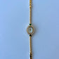 Fairy Green Womens  Vintage Quartz Watch Wristwatch Gold tone