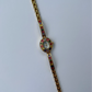 Vintage Mural Colorful Gold Womens Watch Small Face