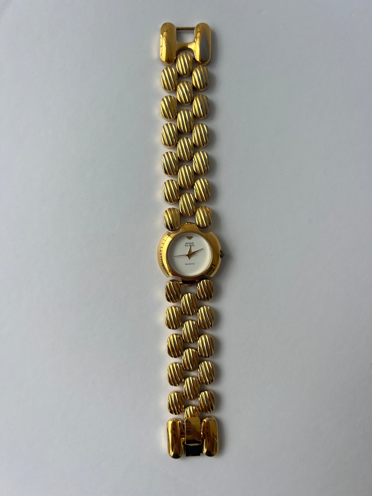 Rare Vintage Chunky Statement Gold Womens Watch