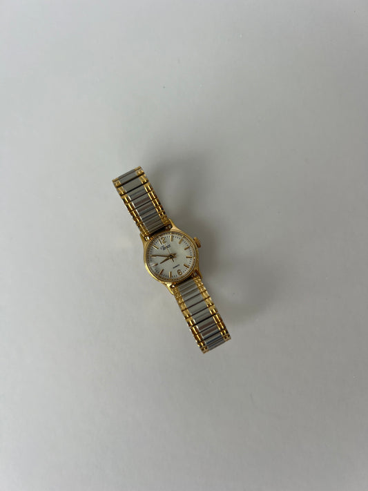 Rare Vintage Charlie Dainty Womens Watch Wristwatch Two Toned