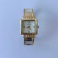 Rare Gold and White Bangle Bracelet Watch Small Face