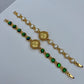 Emerelle Green Gold Toned Women’s Watch Vintage Inspired