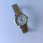 Vintage Timex I Face Two Toned Gold/Silver Dainty Womens Watch Wristwatch