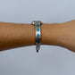 Rare Vintage Turquoise Silver Toned Dainty Womens Watch Wristwatch
