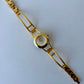 Rare Vintage Simple Gold Toned Womens Watch