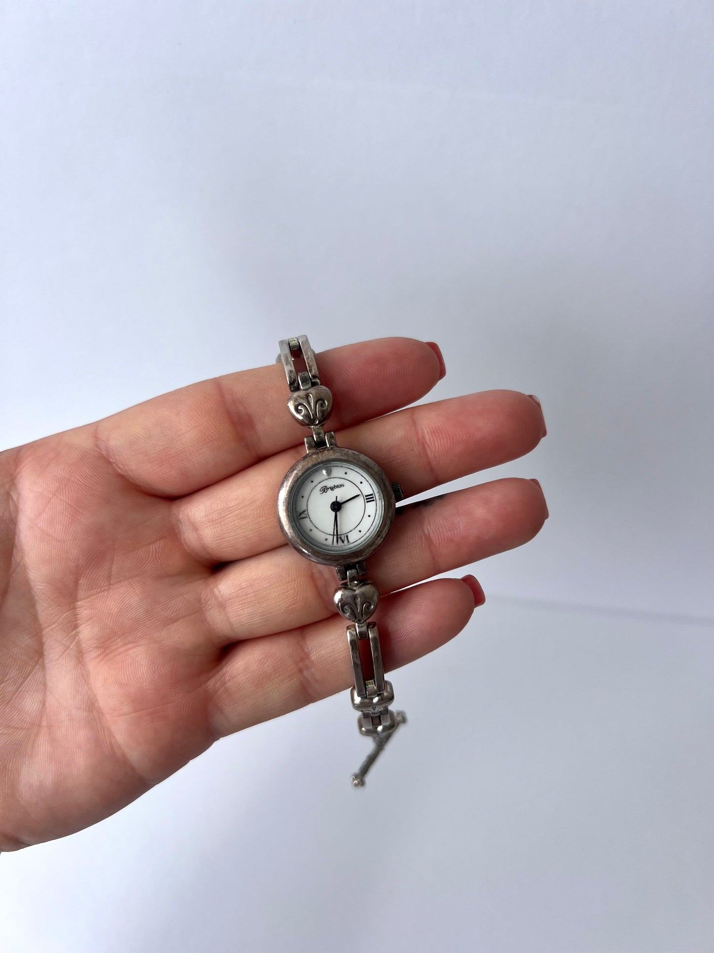 Rare Vintage Sienna Dainty Womens Watch Wristwatch Silver