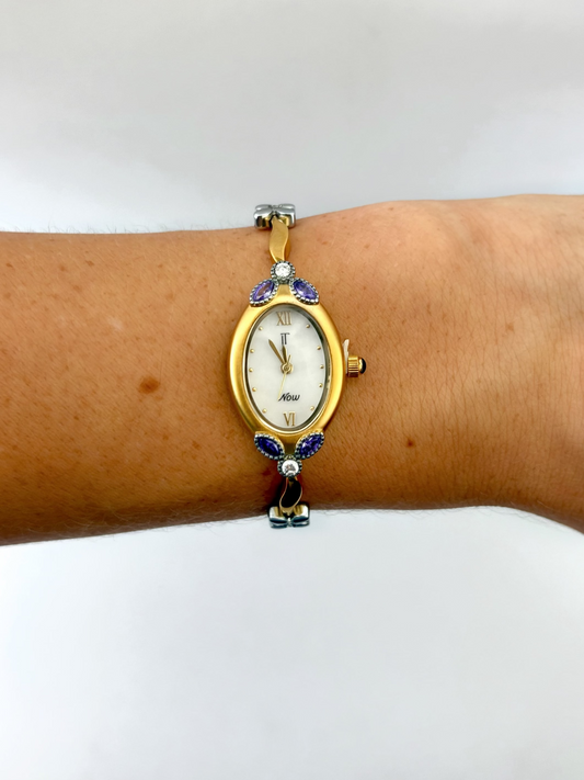 The Jo Lavender Flower Dainty Womens Watch