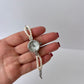 Vintage Silver 2 Pearl Womens Watch Small Face