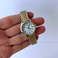 Vintage Timex I Face Two Toned Gold/Silver Dainty Womens Watch Wristwatch