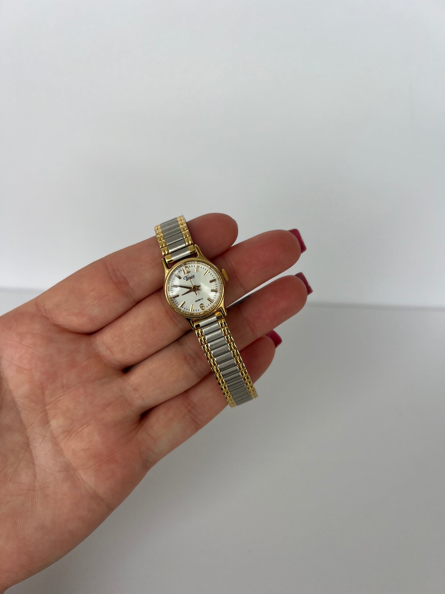 Rare Vintage Charlie Dainty Womens Watch Wristwatch Two Toned