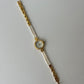 Vintage Gold Plated 2 Pearl Womens Watch Small Face