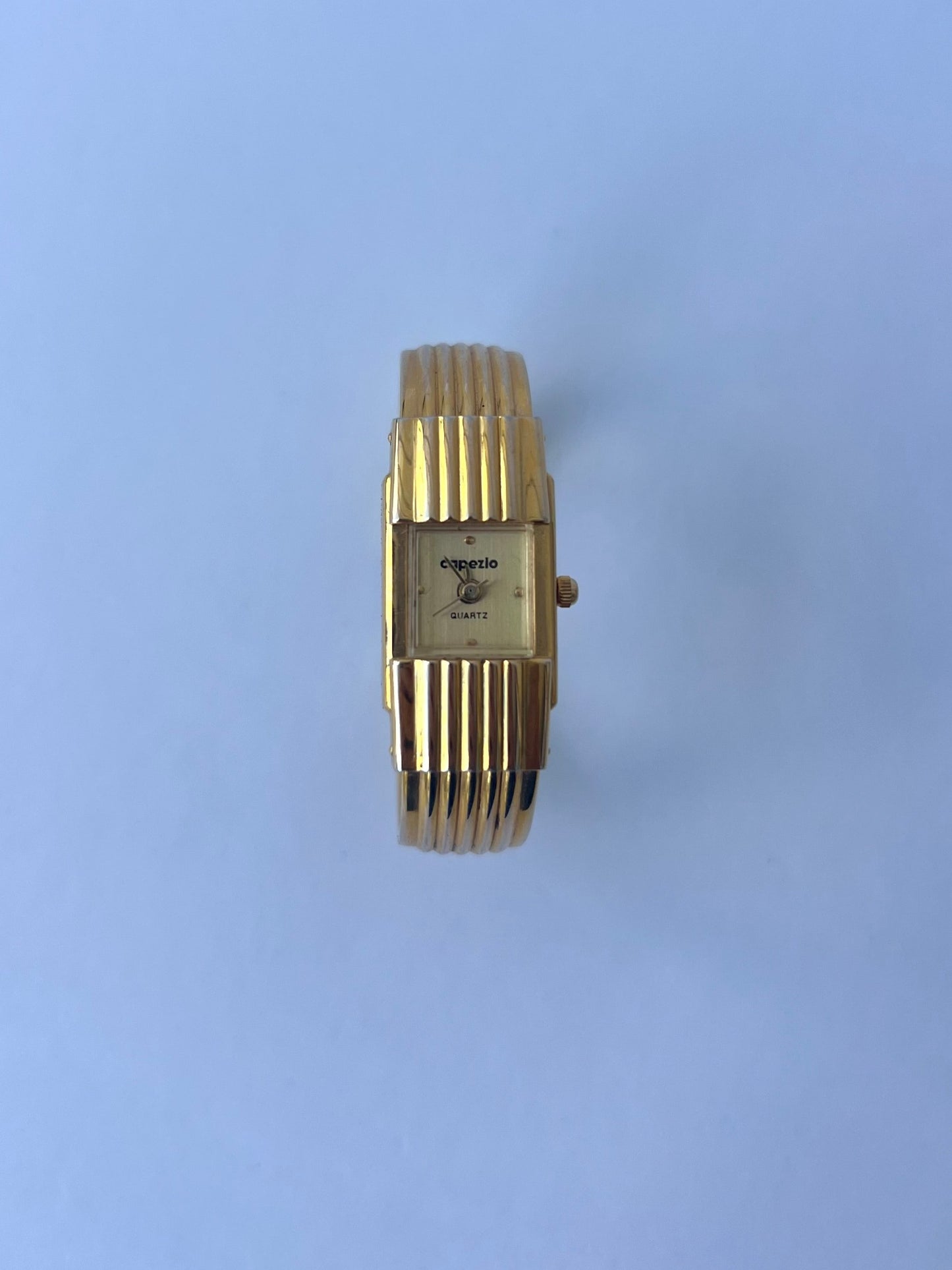 Rare Gold Bangle Bracelet Watch Small Face
