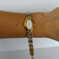 Rare Vintage Dainty Geo Womens Watch Wristwatch Gold