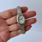 Rare Vintage Zoe Dainty Womens Watch Wristwatch Silver