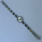 Vintage Colorful Diamond Silver Women’s Watch Small Face