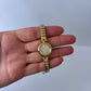Vintage Snake Dainty Minimalist Gold Womens Watch Small Face