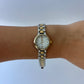 Rare Vintage Cocoa Two Toned Gold/Silver Dainty Womens Watch Wristwatch
