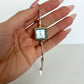 Rare Vintage Dainty Two Toned Square Dial Womens Watch
