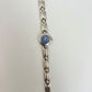 Rare Vintage Silver with Blue Dial Womens Watch