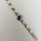 Rare Vintage Silver with Blue Dial Womens Watch