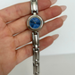 Rare Vintage Silver with Blue Dial Womens Watch