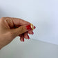Vertical Diamond 18k Gold Ring