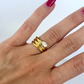 Layered Diamond 18k Gold Ring