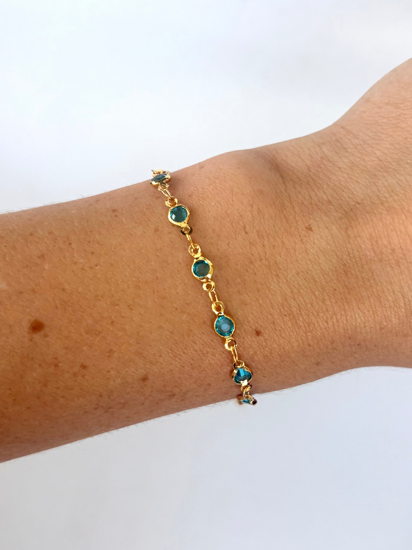 Blue Diamond Dainty Chain
