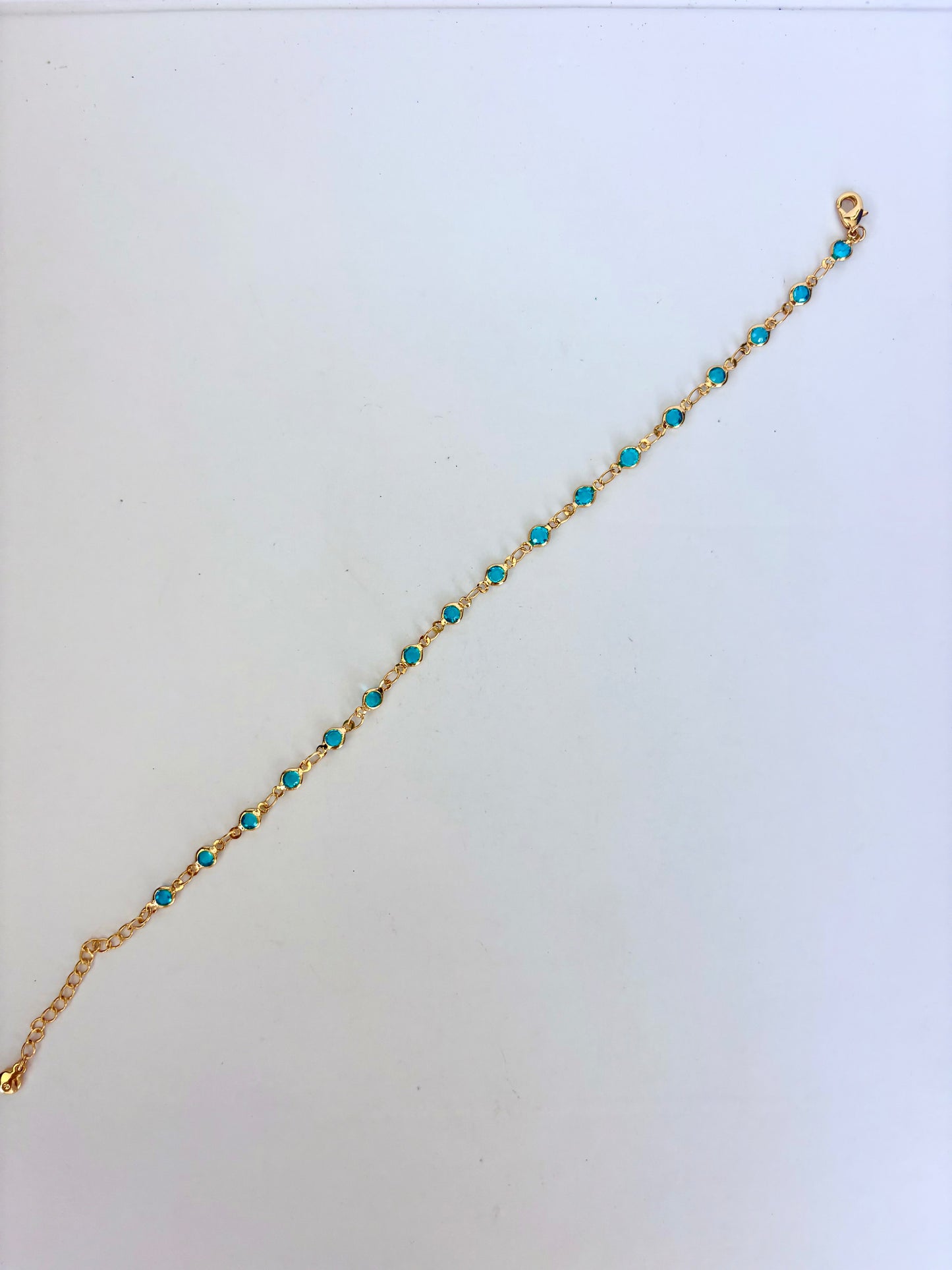 Blue Diamond Dainty Chain