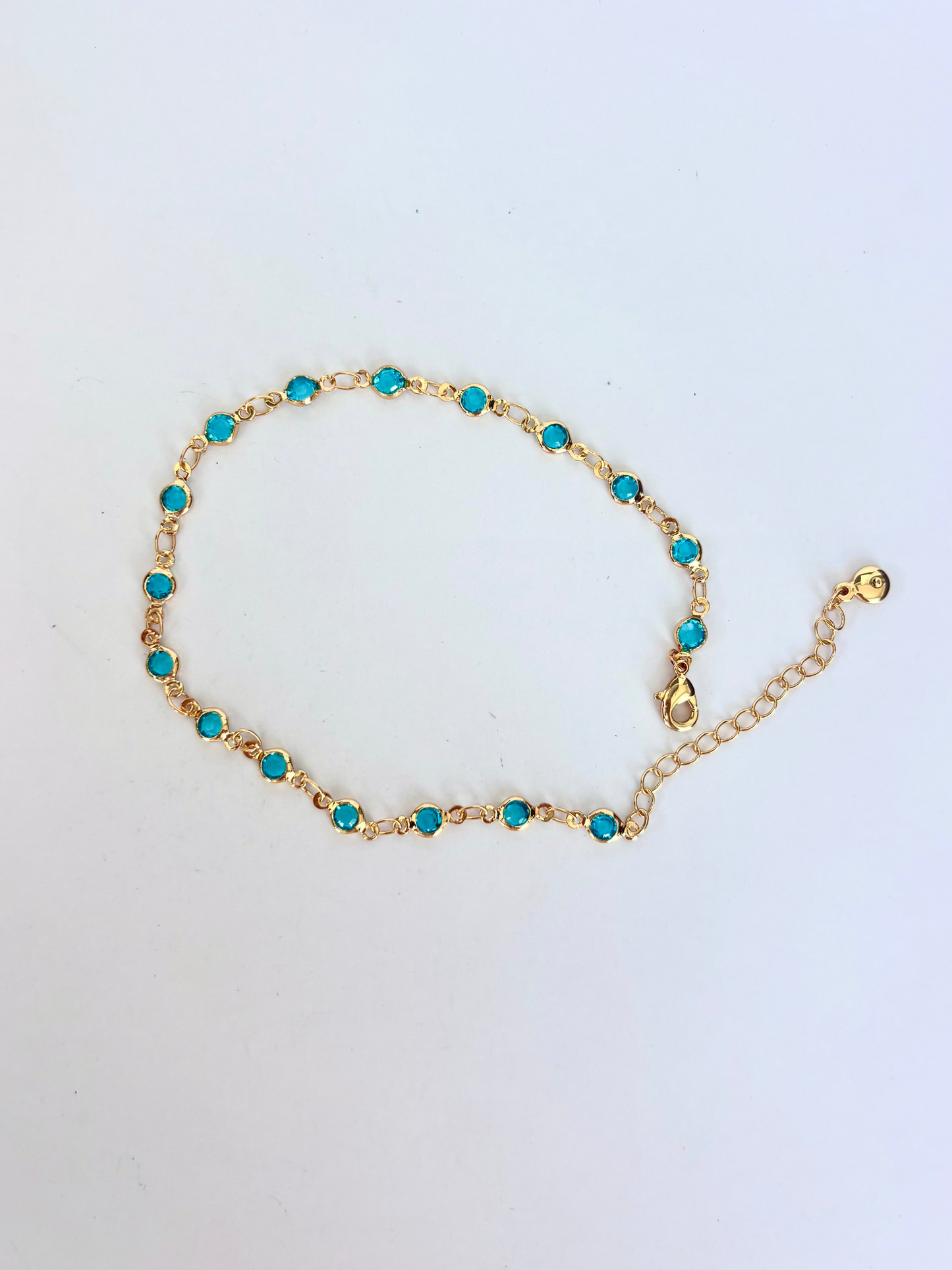 Blue Diamond Dainty Chain